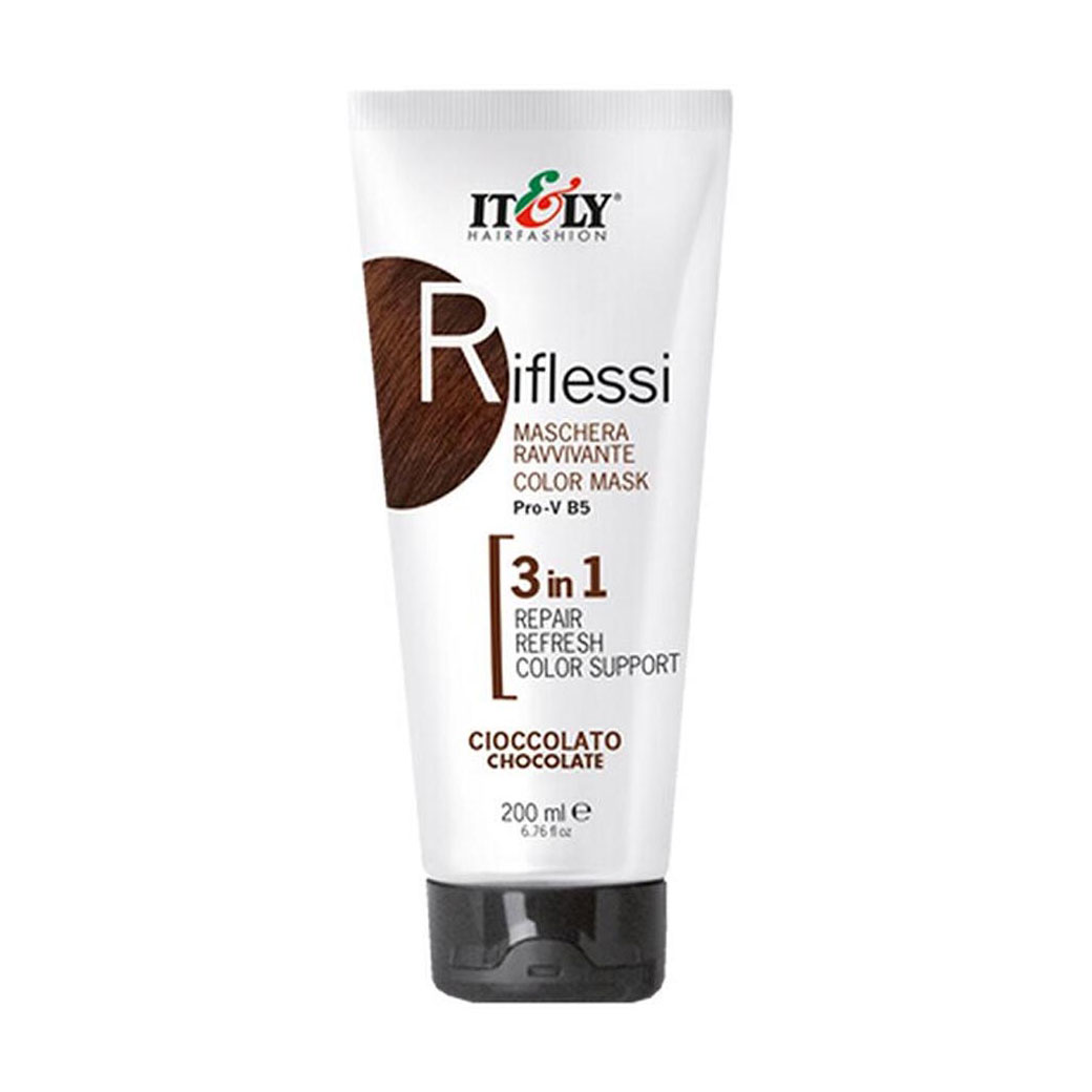Відтінкова маска для волосся 3в1 Itely Hairfashion Riflessi Шоколад, 200 мл